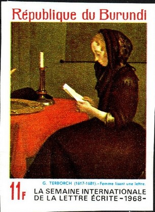 Woman Reading a Letter, Gerard Terborch