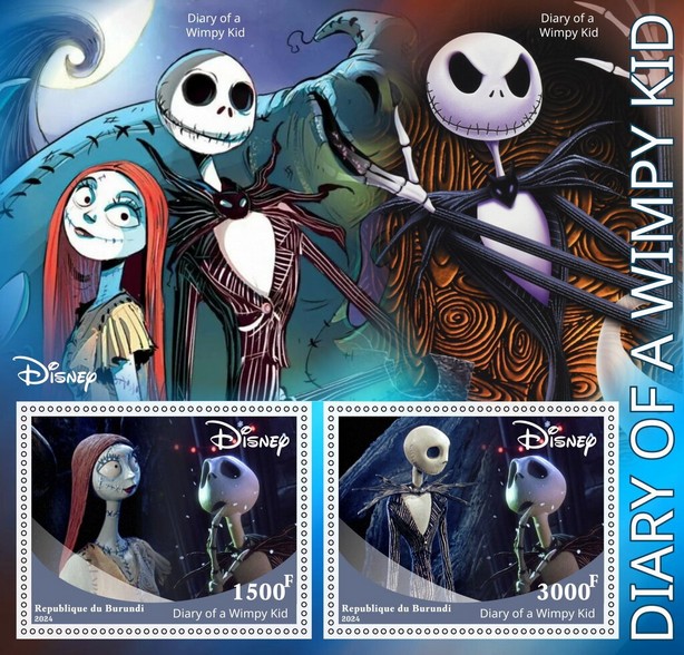Disney Nightmare Before Christmas with wrong titles