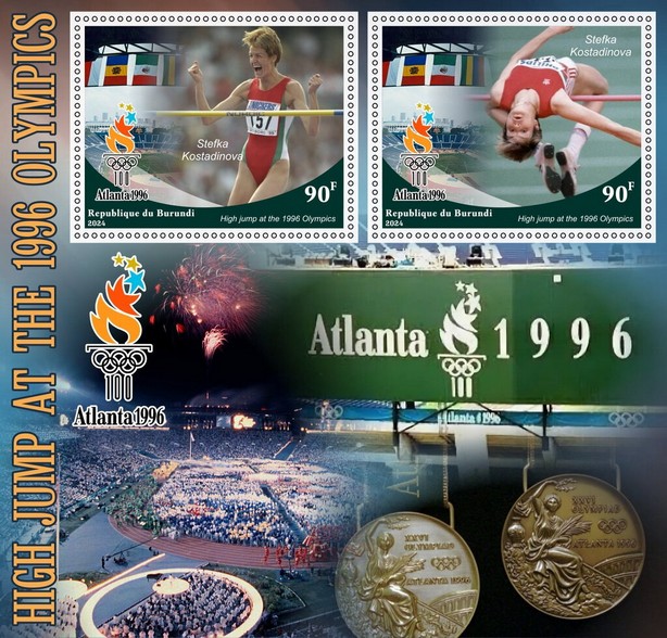 Olympic Games in Atlanata 1996 High Jump Stefka Kostadinova