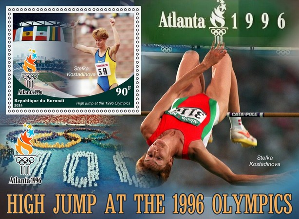 Olympic Games in Atlanata 1996 High Jump Stefka Kostadinova