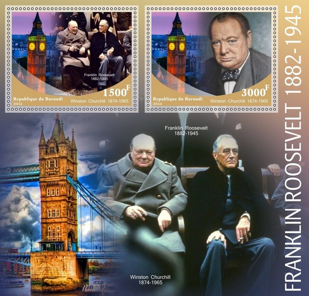 Winston Churchill wrongly titled Franklin Roosevelt