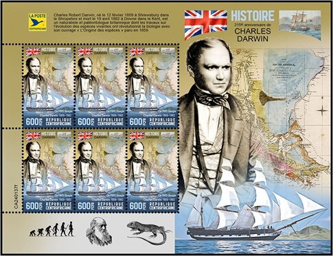 215th Anniversary of the Birth of Charles Darwin