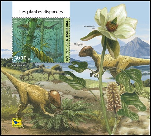 Strophodus rebecae and Neocalamites merianii