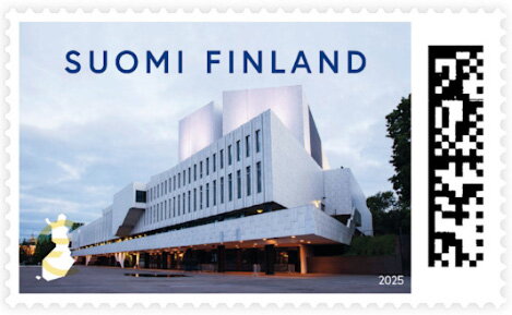 Stamp, Finlandia Concert Hall, Finland,  , Architecture, Concert Buildings