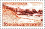 Stamp, Lyon 2000 Years Design of 1957, France,  , Theatre