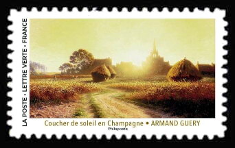 Sunset in Champagne by Armand Guery