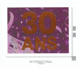 30 years Stamp Books. Livre de Timbres fete ses 30 ans