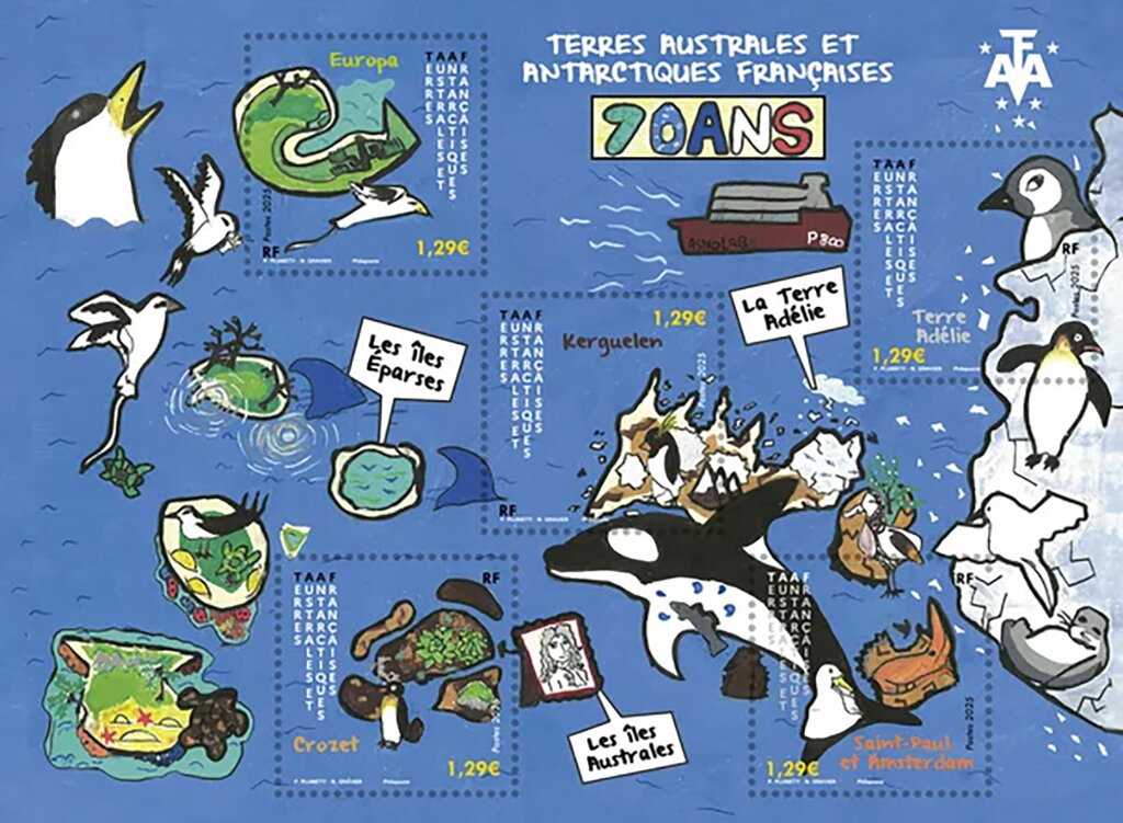 French Antarctic Territories, 70 Years