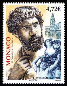 Stamp, Lucien Muratore, Opera Singer, Monaco,  , Famous People, Operas, Singers