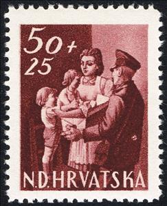Stamp, Package Dalivery, Croatia,  