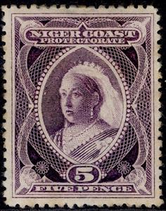 Stamp, Queen Victoria (1819-1901), Niger Coast Protectorate,  