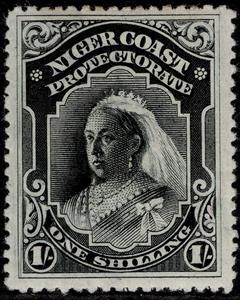 Stamp, Queen Victoria (1819-1901), Niger Coast Protectorate,  