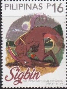 Stamp, Sigbin, Philippines,  , Mythology