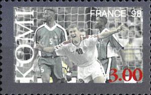 Stamp, World Cup France '98, Russia, Komi,  , Football (Soccer), Sports