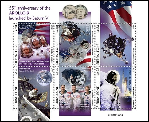 55th Anniversary of Apollo 9 Launched by Saturn V