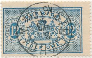 Stamp, Large Coat of Arms, Sweden,  , Coats of Arms, Crowns and Coronets, Heraldic Animals, Лев
