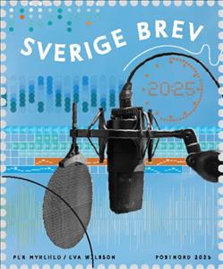 Stamp, Radio Through The Ages, Sweden,  , Radio