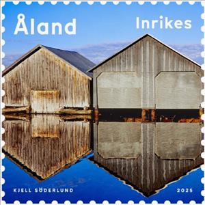 Stamp, Boathouse, Eckerö, Åland Islands,  , Architecture, Buildings