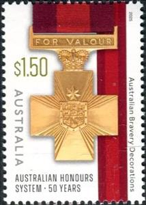 Stamp, Australian Bravery Decorations, Australia,  , Medals and Marks of Honour