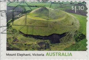 Stamp, Mount Elephant, Victoria, Australia,  , Volcanos