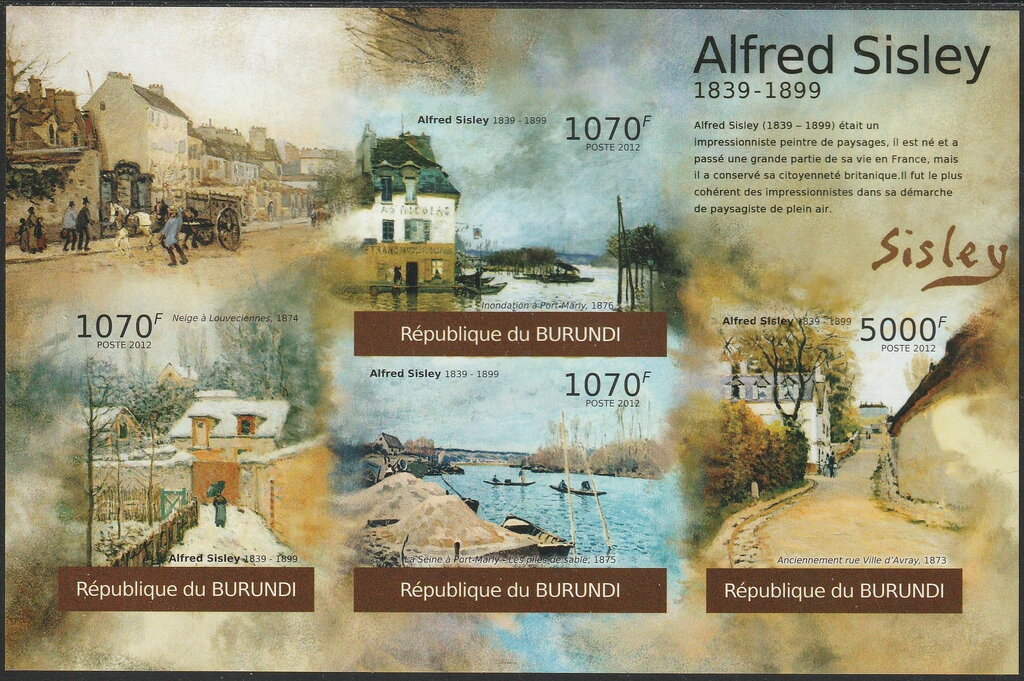 Paintings by Alfred Sisley
