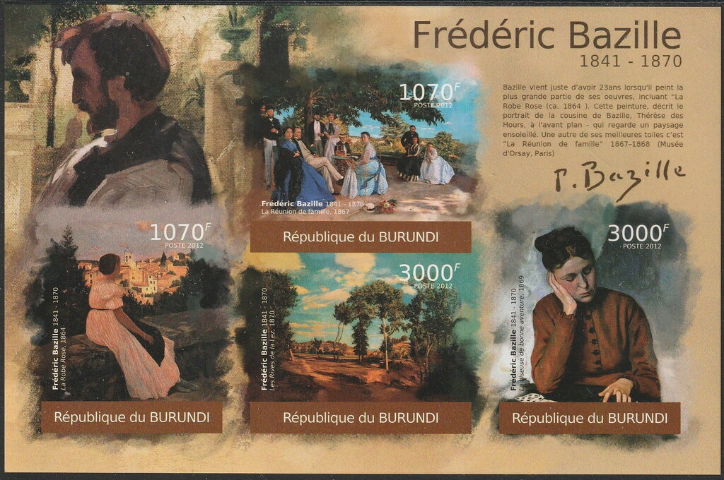 Paintings by Frédéric Bazille