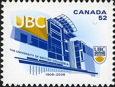 Stamp, University of British Columbia, Canada,  , Schools, Universities