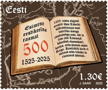 First Book Published in Estonian Language, 500 Years