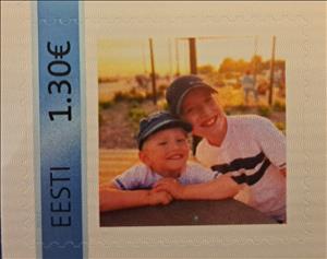 Stamp, Lapsed, Estonia,  , Children, Families