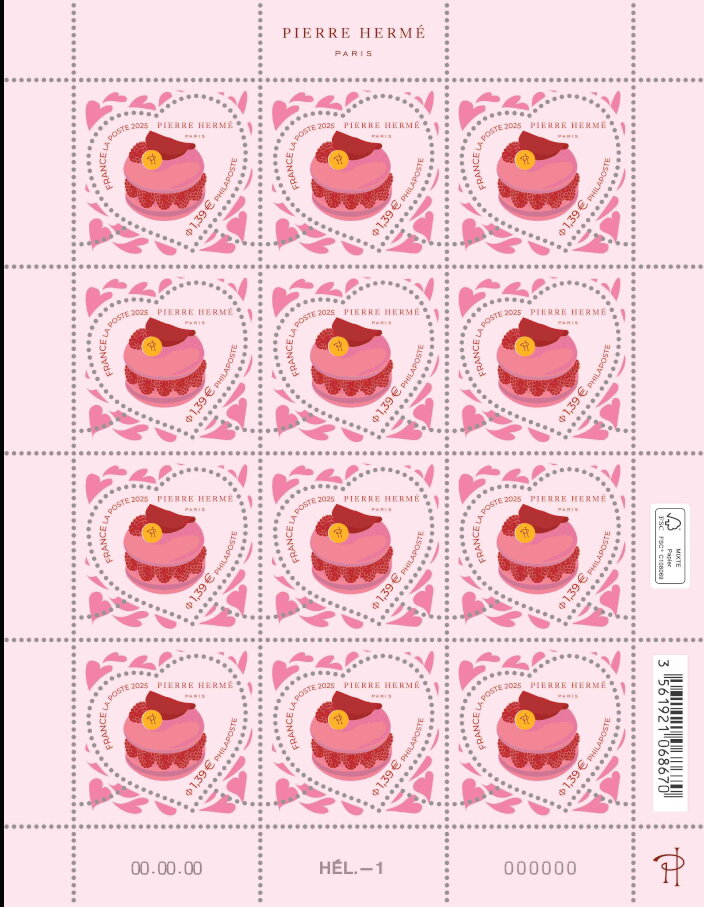 Valentine Hearts : Pierre Hermé Ispahan
