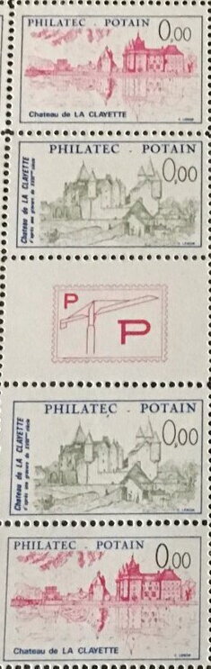 Gutter Pairs, Philatec Potain, France,  