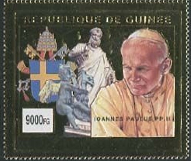 Pope John Paul II - Gold