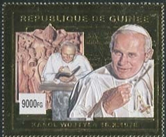 Pope John Paul II - Gold