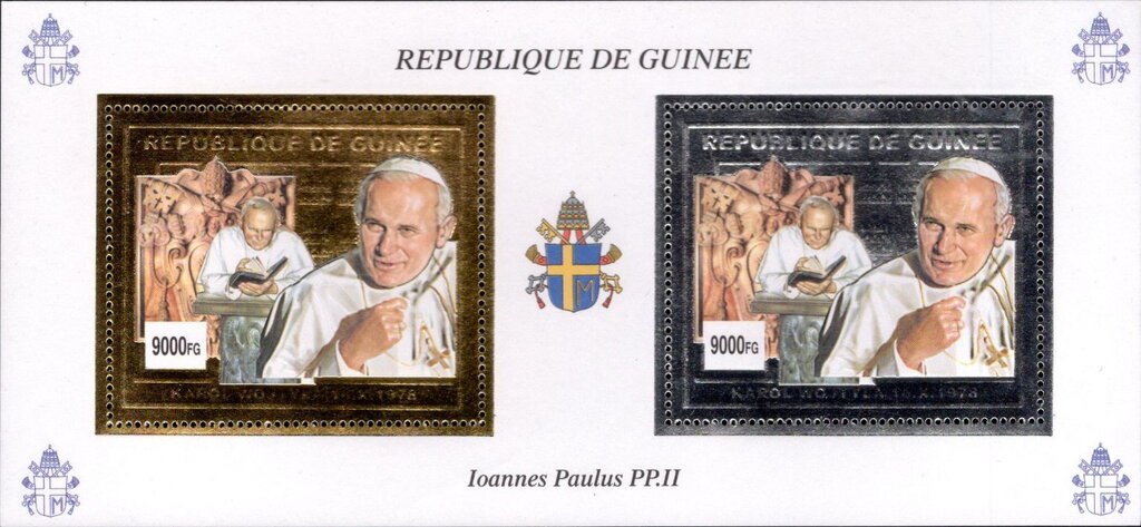 Pope John Paul II - Gold and Silver
