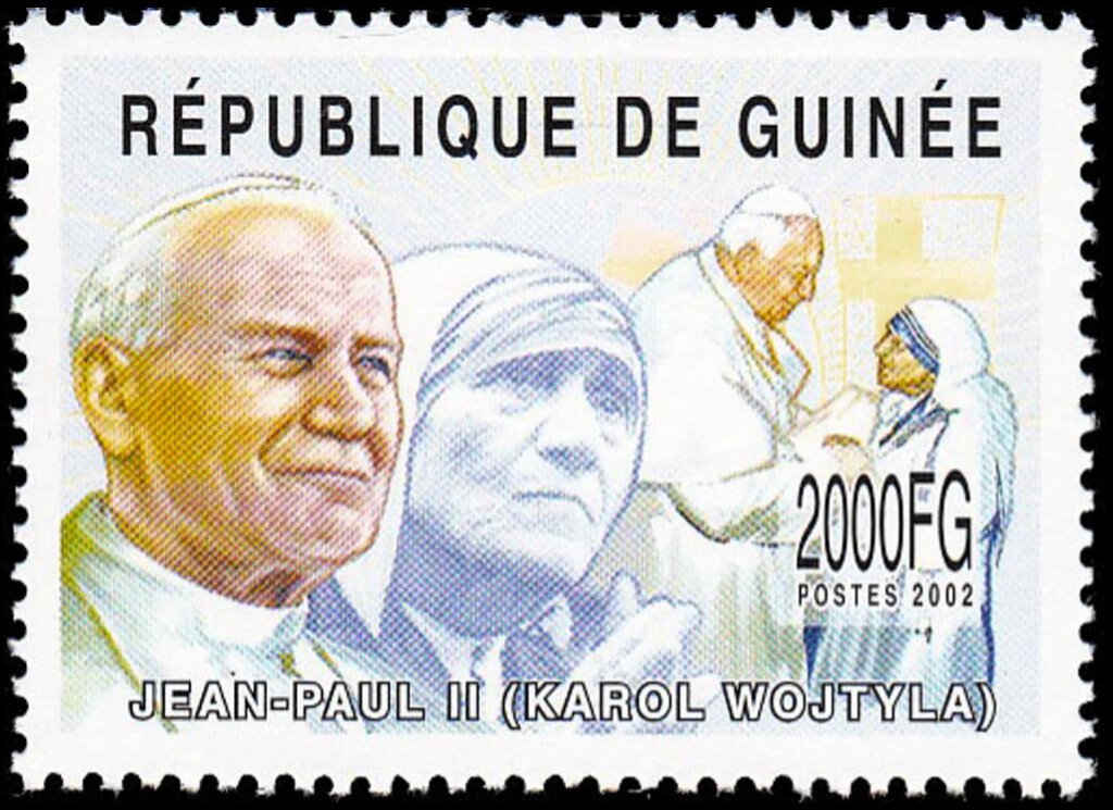Pope John Paul II (Karol Wojtyla) - Mother Teresa