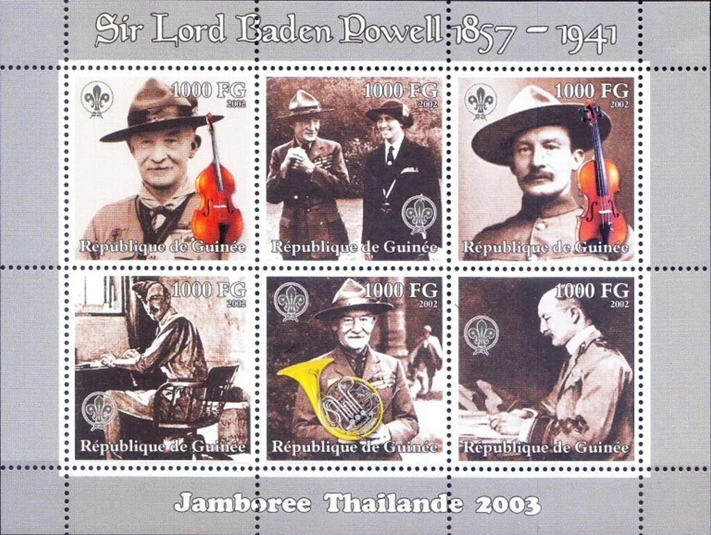 Sir Lord Baden Powell 1857-1941 - Scout Jamboree in Thailand