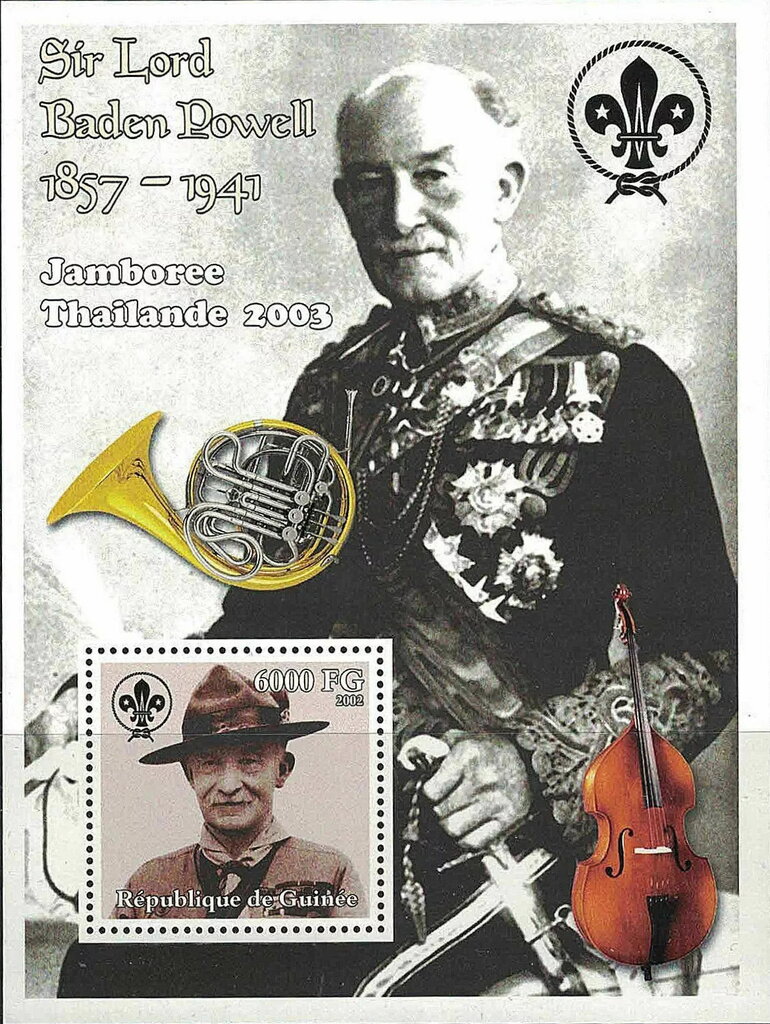 Sir Lord Baden Powell 1857-1941 - Scout Jamboree in Thailand