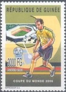 Stamp, World Cup Football Soccer in Germany in 2006, Guinea,  , Football (Soccer), Sports, Stadiums