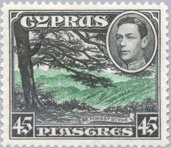 King George VI & Forest Scene