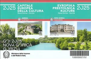 Souvenir Sheet, Nova Gorica - Gorizia, European Capital of Culture 2025, Italy,  , European Cultural Capital, Joint Issues