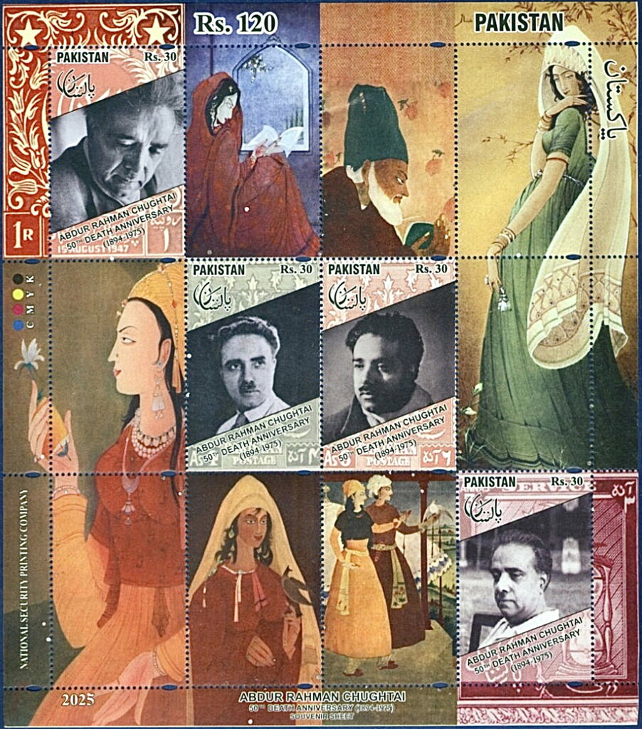 Abdur Rahman Chugtai, Artist