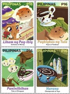 Se-tenant, Valentine's Day 2025, Philippines,  , Food, Valentine's Day