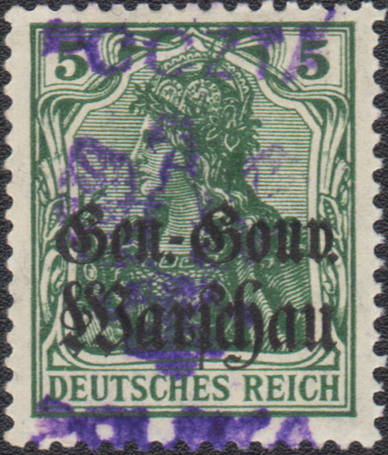 German Occupation of Poland further overprinted