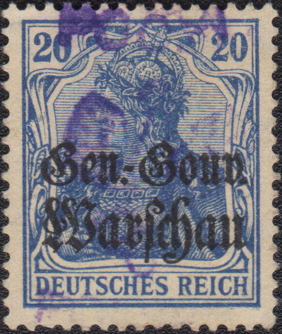 German Occupation of Poland further overprinted