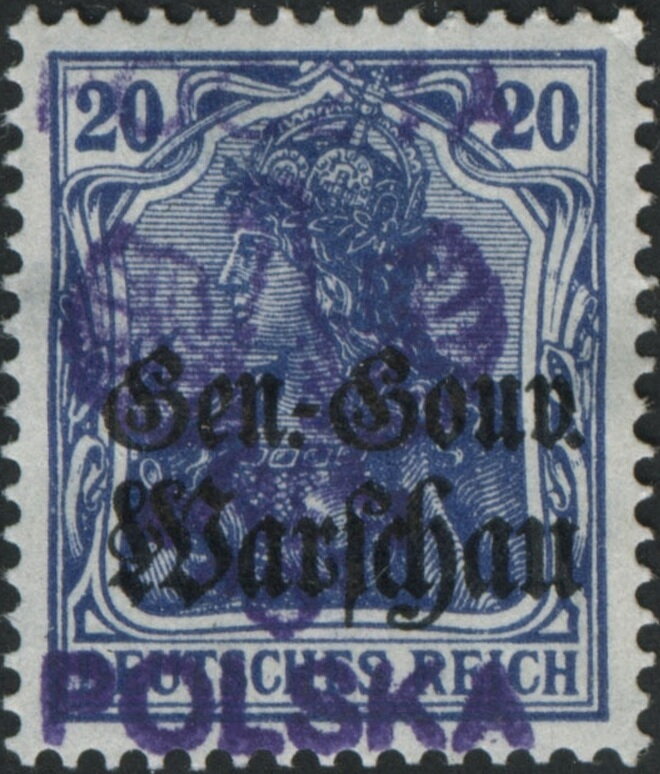 German Occupation of Poland further overprinted