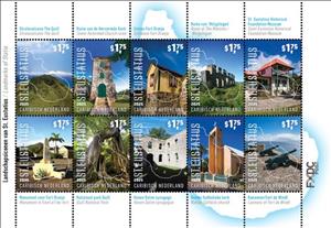 Mini Sheet, Landmarks of Saint Eustatius, Saint Eustatius,  , Architecture, Tourism