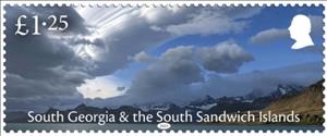 Stamp, Weather Conditions on South Georgia, South Georgia and The South Sandwich Islands,  , Landscapes
