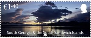 Stamp, Weather Conditions on South Georgia, South Georgia and The South Sandwich Islands,  , Landscapes