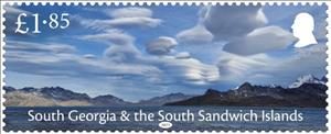 Stamp, Weather Conditions on South Georgia, South Georgia and The South Sandwich Islands,  , Landscapes