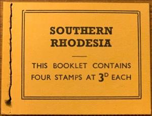 Booklet, Queen Elizabeth II Pictorials, Southern Rhodesia,  